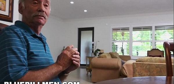  BLUE PILL MEN - We Get Old Man Johnny An Escort (Aria Rose) To Fulfill His Depraved Fantasies